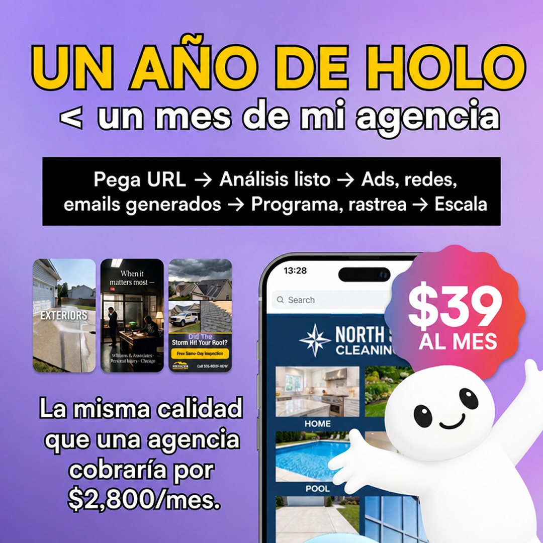 Holo Facebook ad