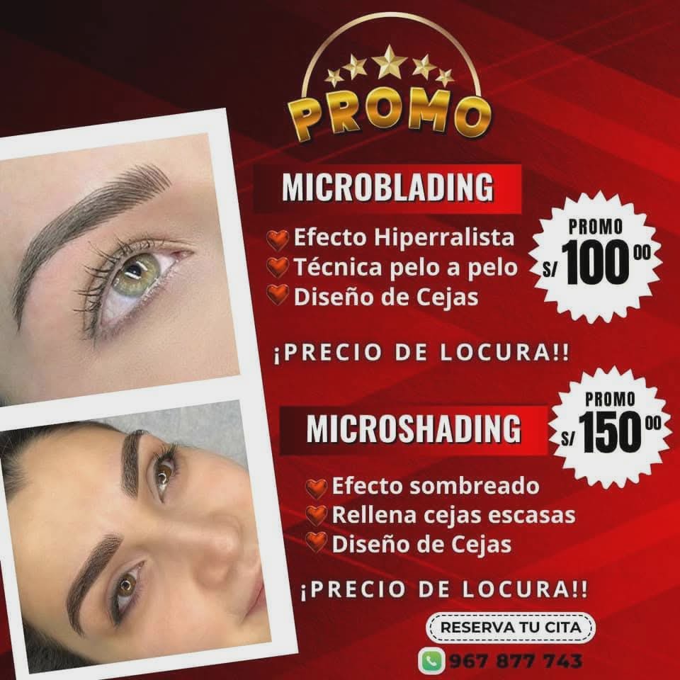 Ambar Beauty Studio Facebook ad: Atención Tacna