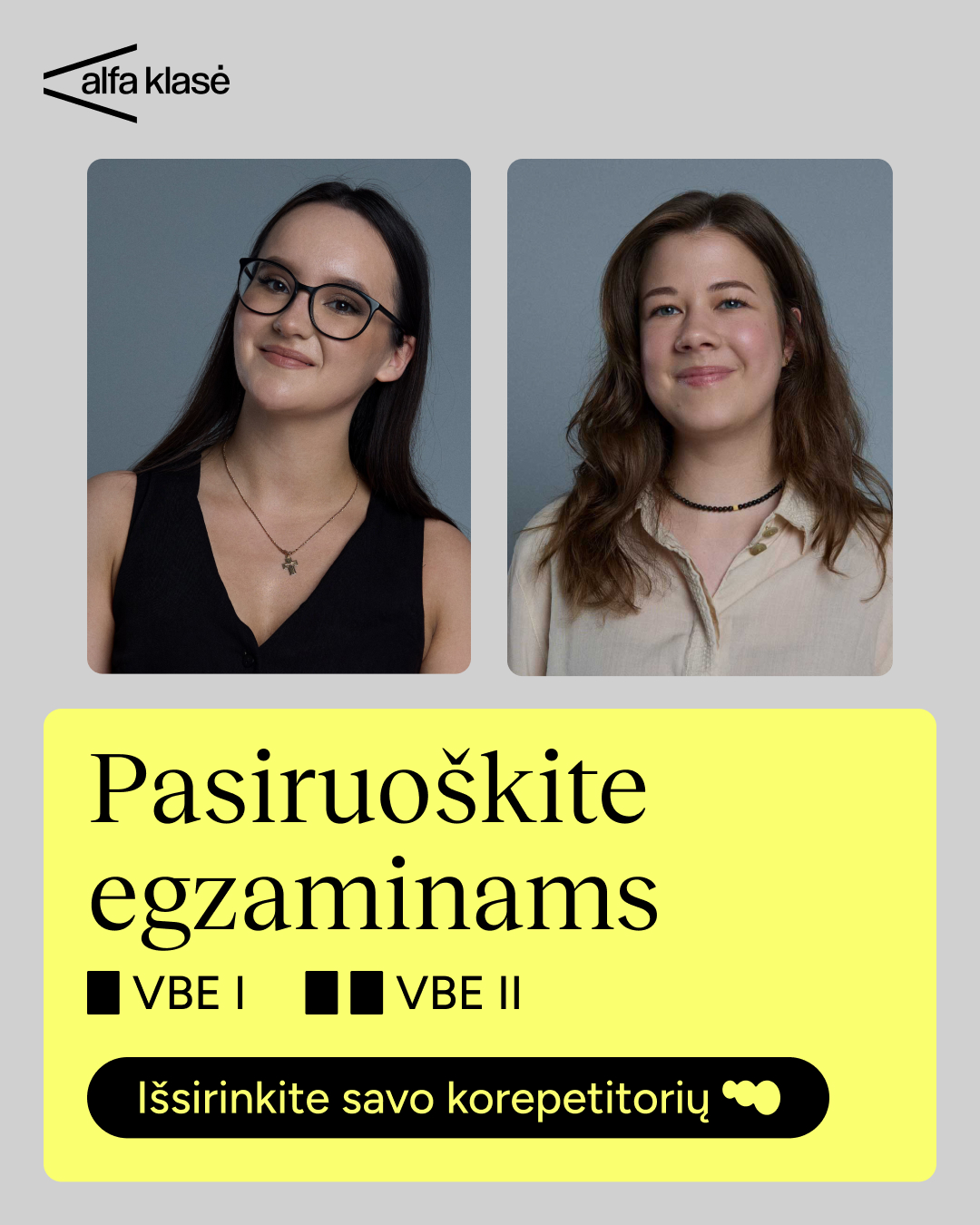 Alfa Klasė Facebook ad