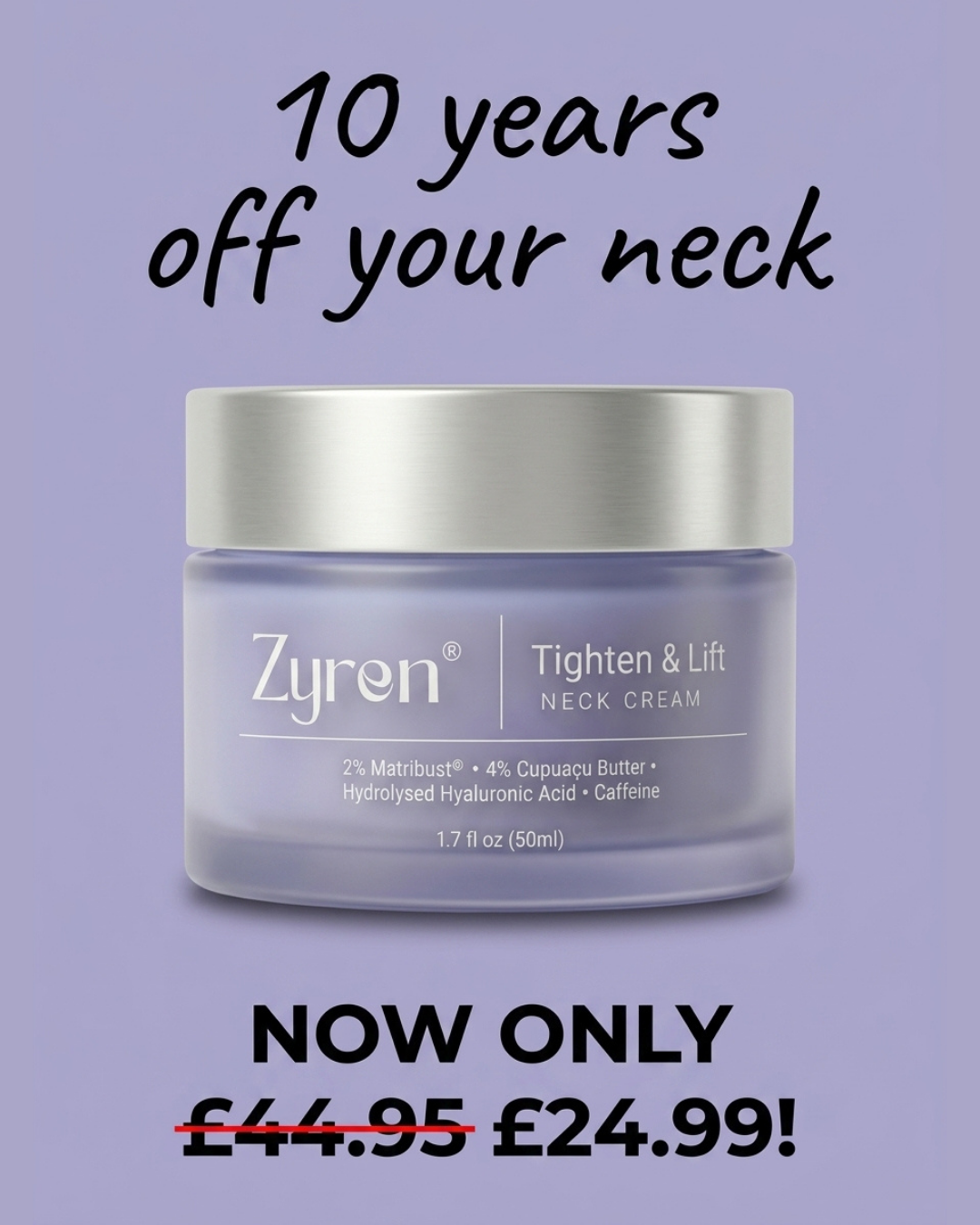 Zyren Facebook ad