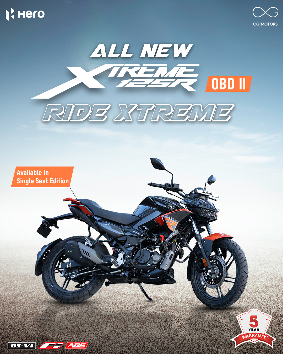 Hero MotoCorp Nepal Facebook ad: Ride Xtreme. Live Xtreme.