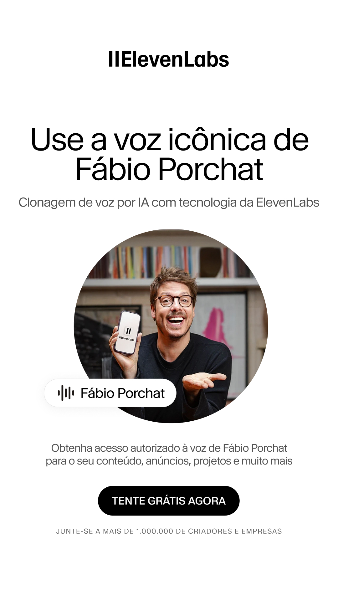 ElevenLabs Facebook ad