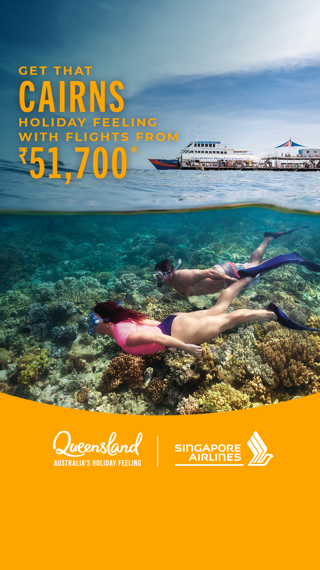 Singapore Airlines Facebook ad