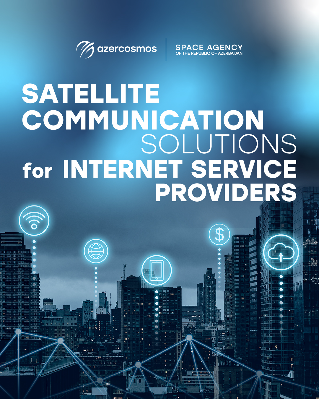 Azercosmos Facebook ad: Azercosmos provides end-to-end satellite communication…
