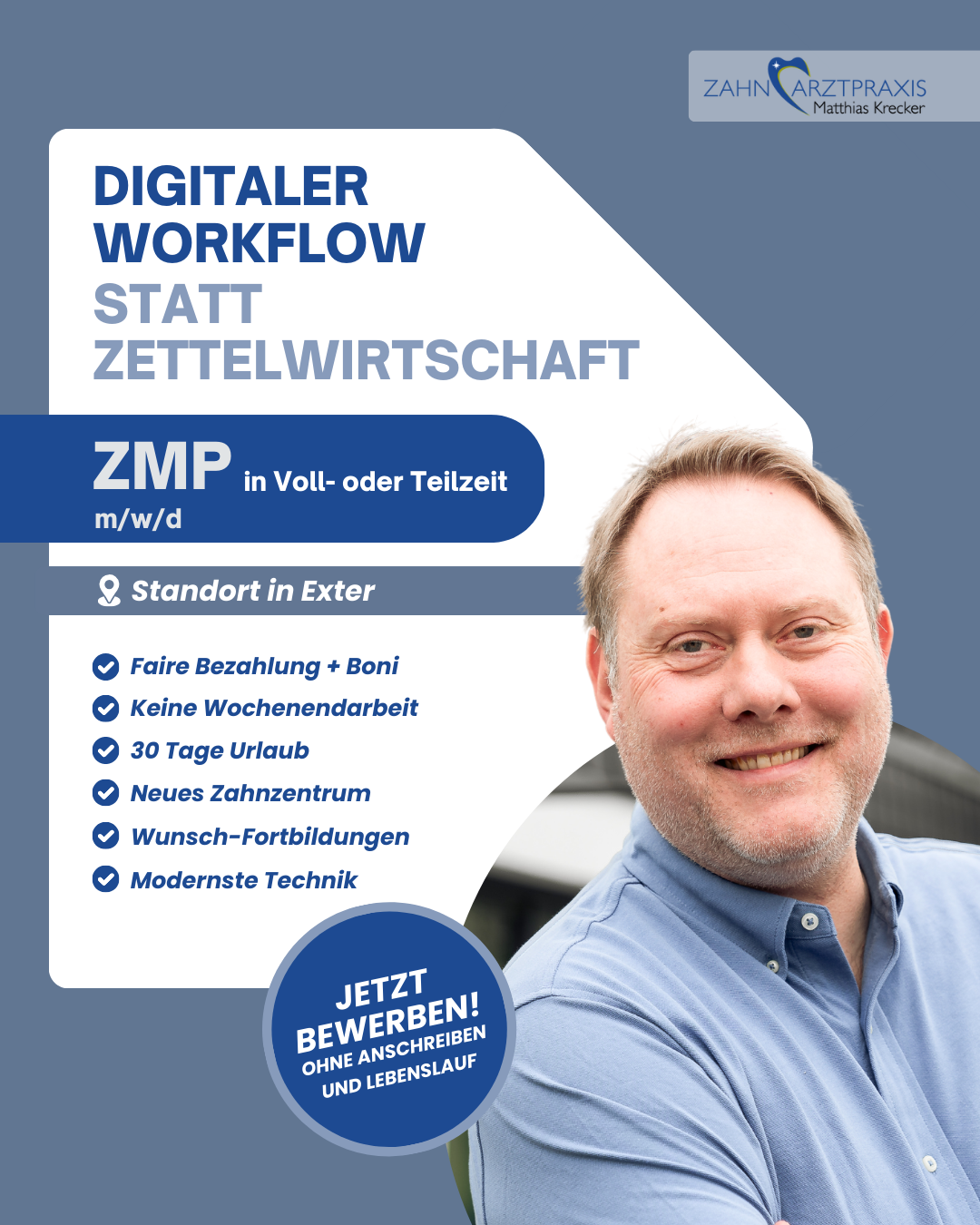 Zahnarztpraxis Krecker Facebook ad