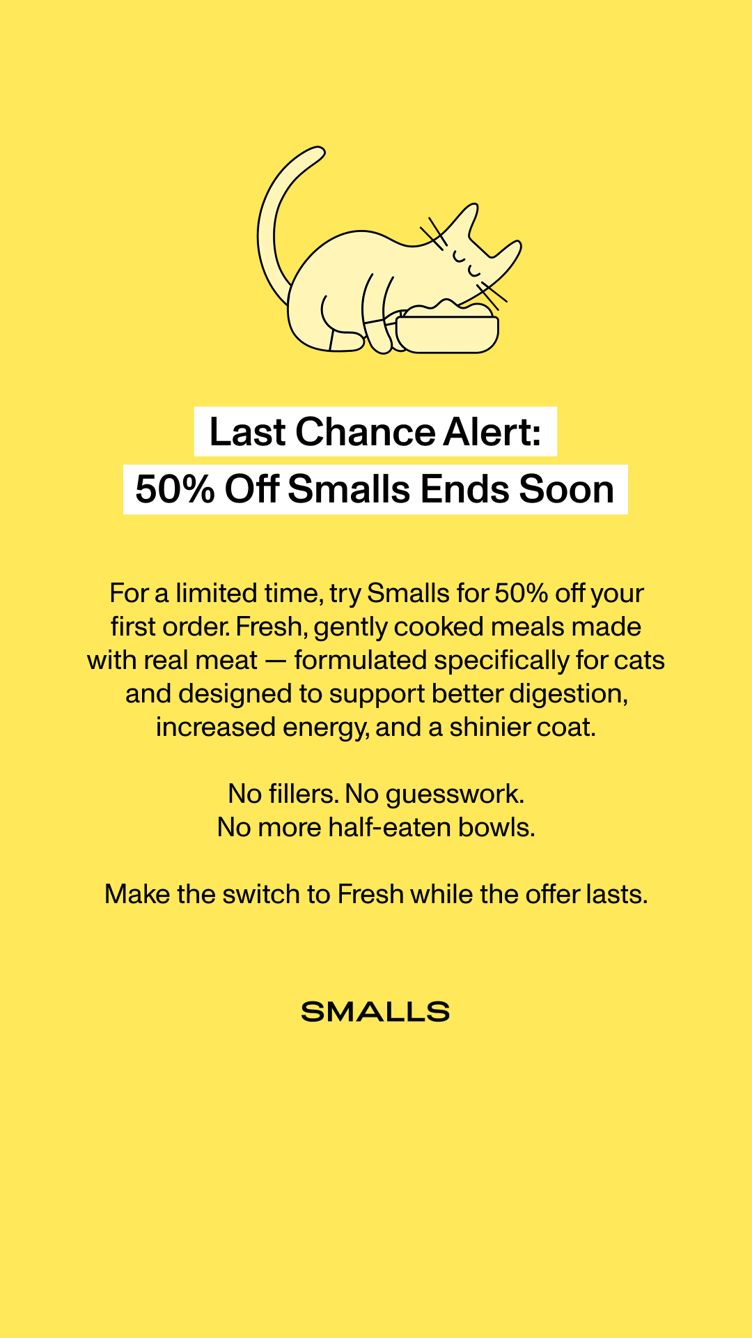 Smalls Facebook ad