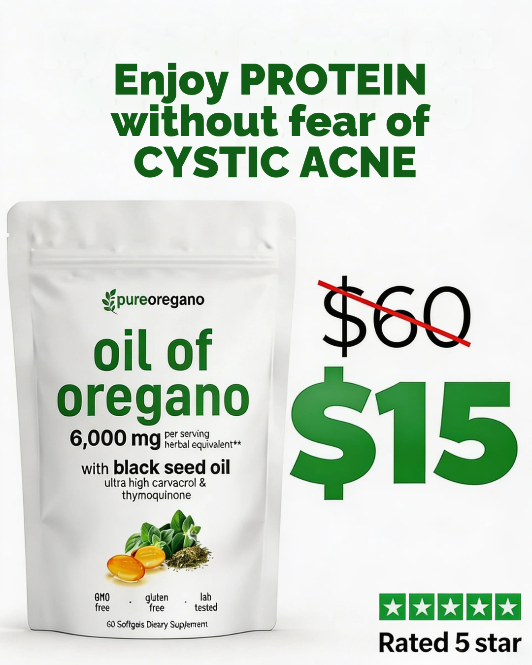 Pure Oregano Facebook ad