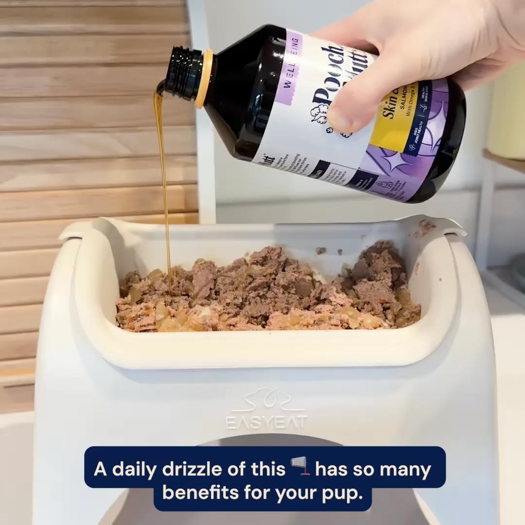 Pooch & Mutt Facebook ad: Salmon Oil for Dogs