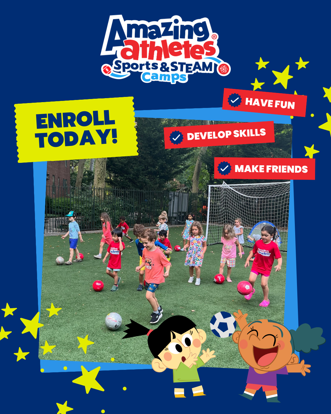 Super Soccer Stars Facebook ad: Sports & STEAM Summer Camp