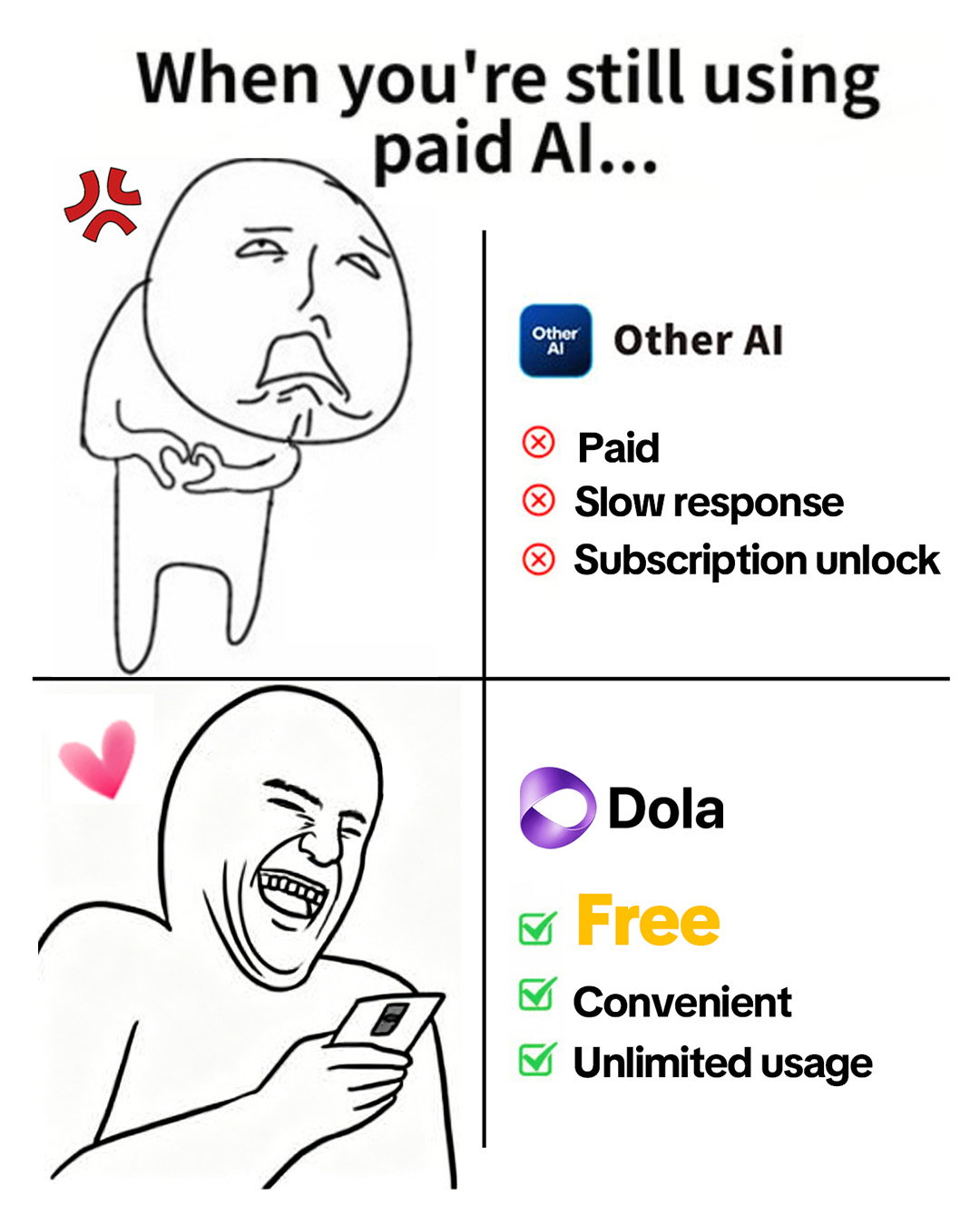 Dola: Formerly Cici Facebook ad