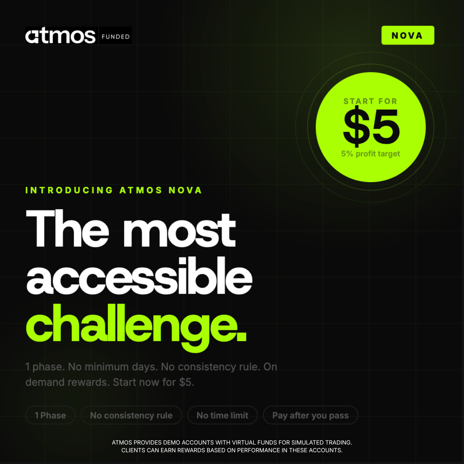 Atmos Funded Facebook ad