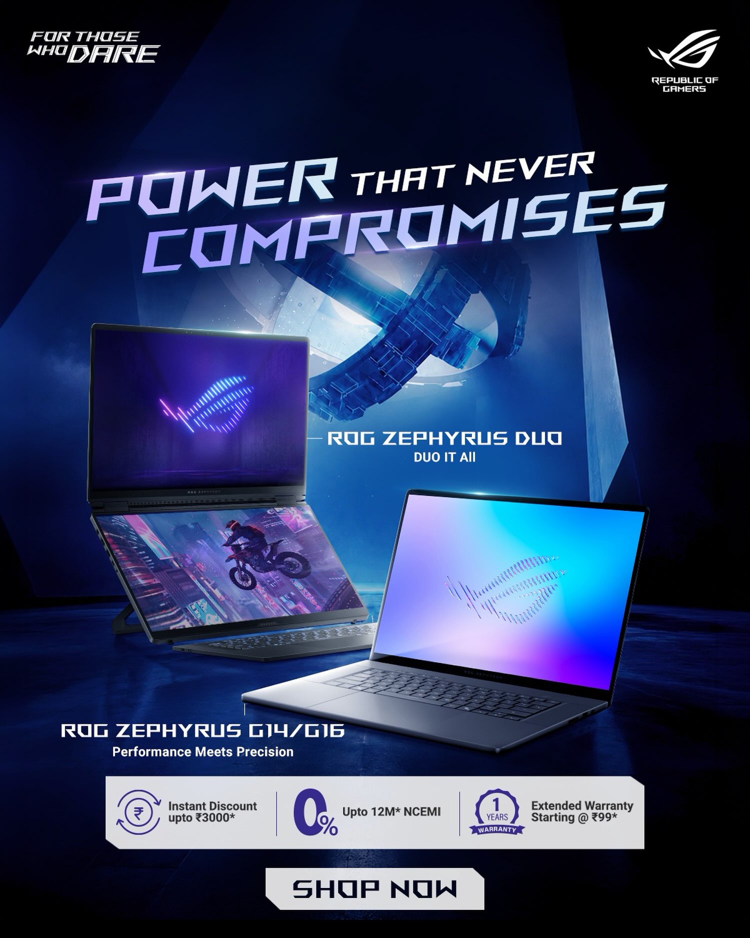 ASUS Republic of Gamers Facebook ad