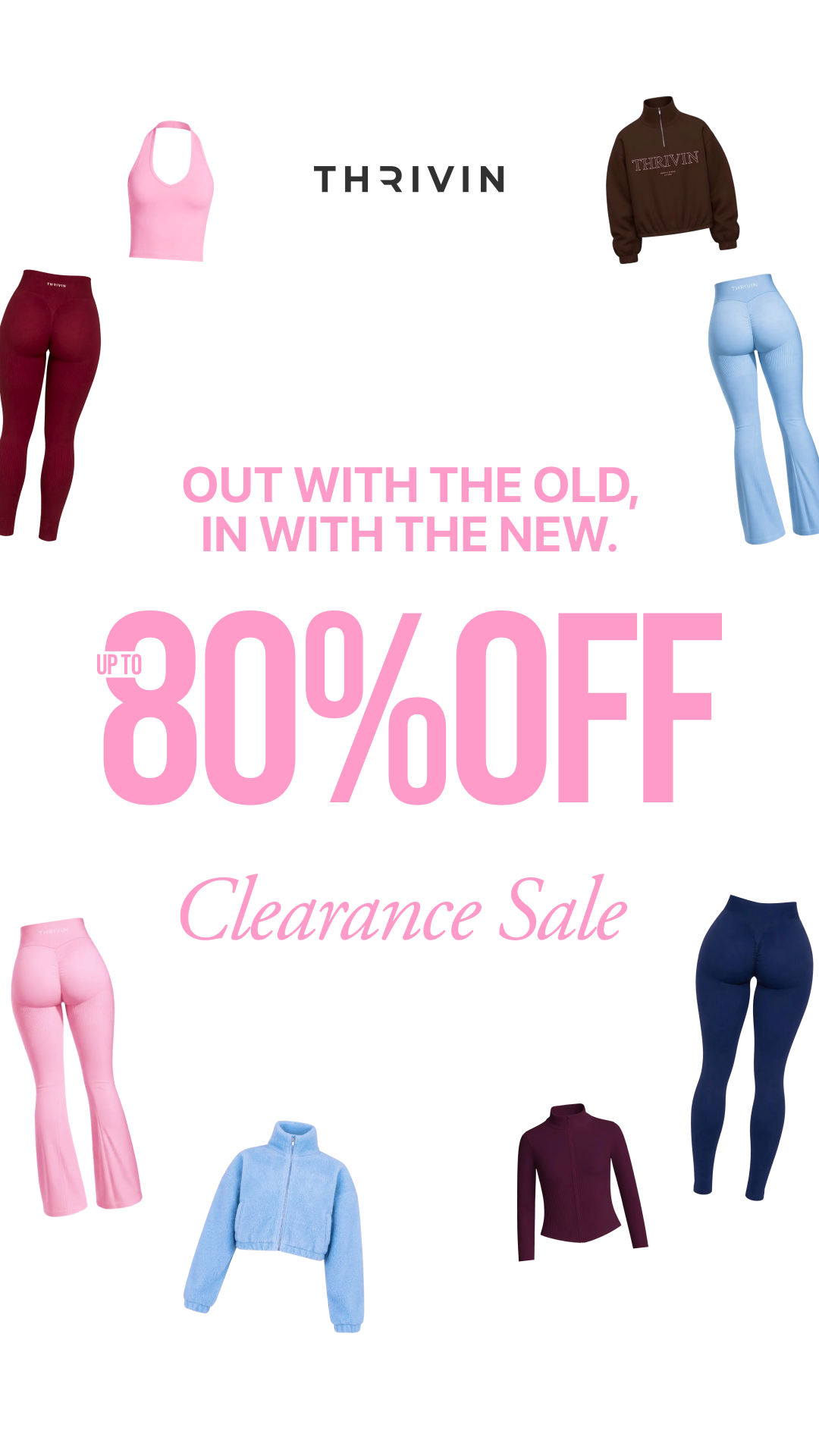 Thrivin Activewear Facebook ad