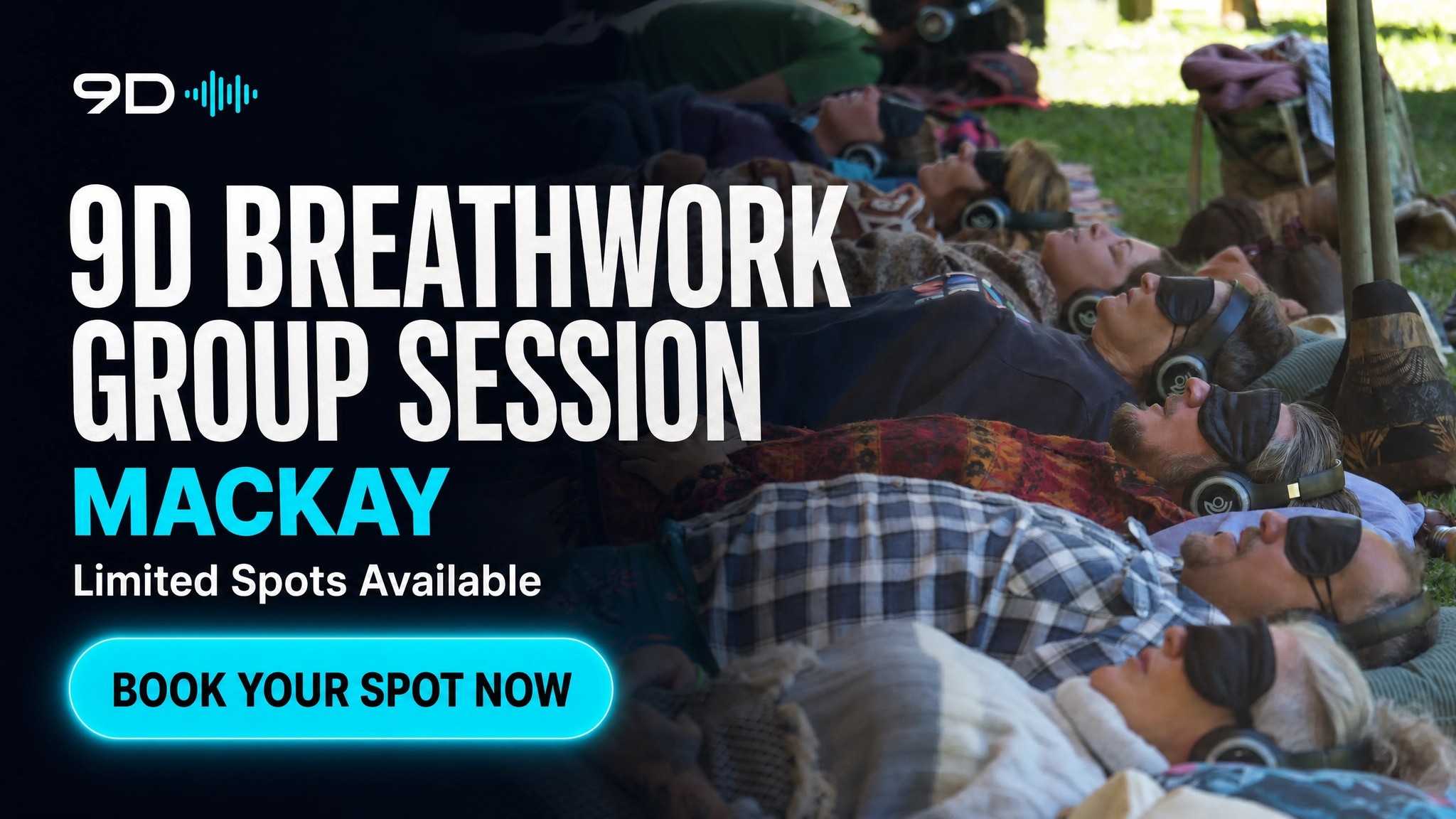 InFlow 9D Breathwork Facebook ad: 9D Breathwork Mackay