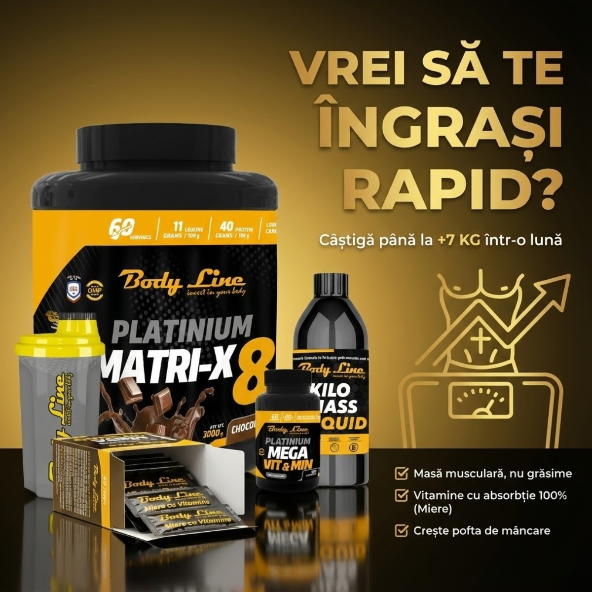 Body Line Nutrition RO Facebook ad