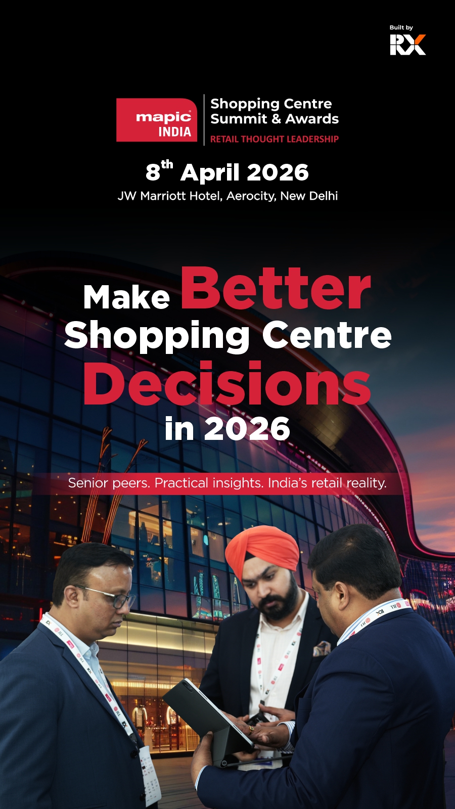 MAPIC India Facebook ad: Developers. Mall heads.