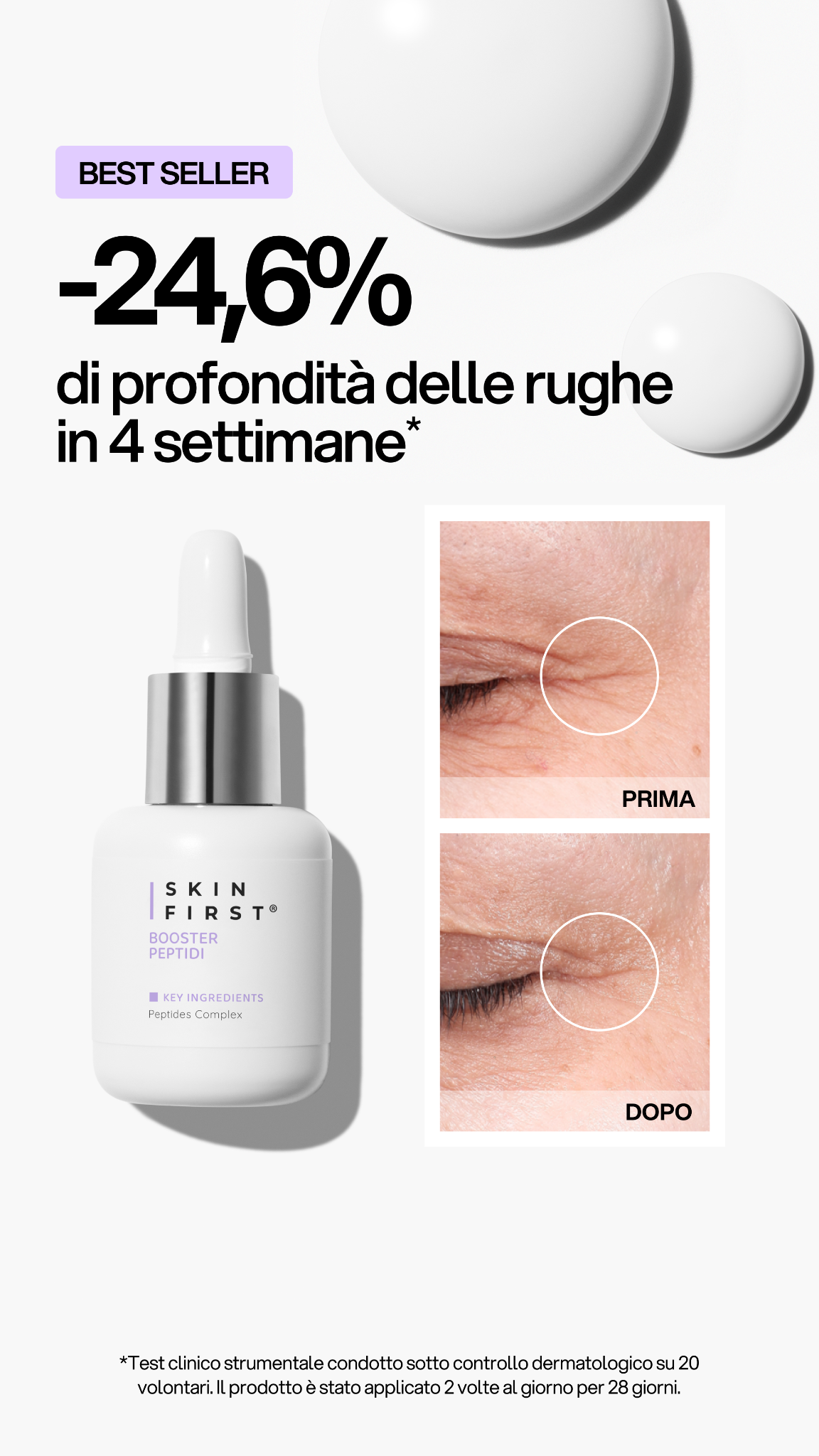 SKIN FIRST Facebook ad