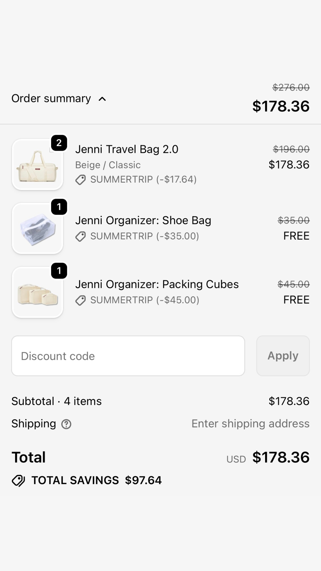 JenniBag Facebook ad