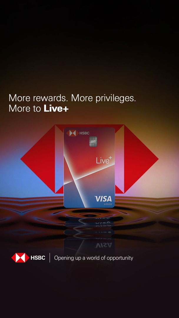 HSBC Facebook ad: Introducing the next chapter of HBSC Live+ powered…