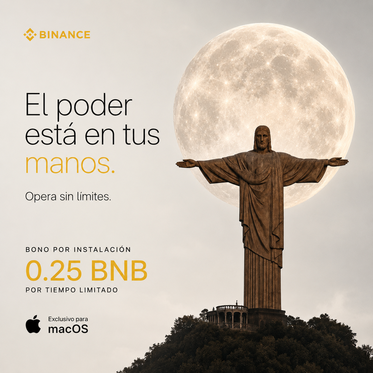 App Insider Facebook ad: Obtén 0.25 BNB para macOS