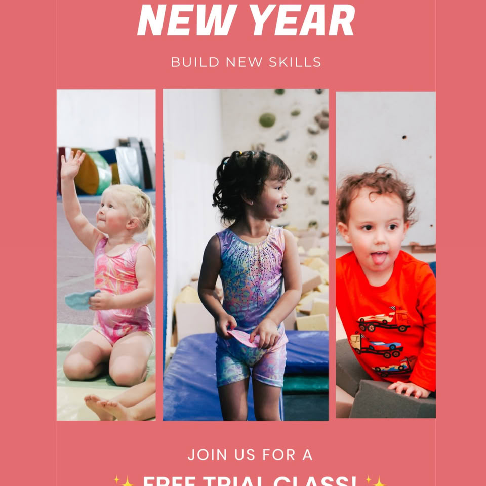 PAK Gymnastics Facebook ad: Build strength, confidence, and new skills one class…