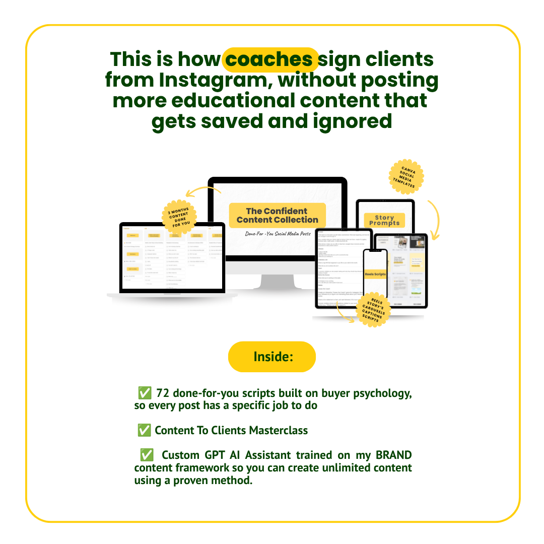 Hayley Marketing Facebook ad: Sign clients from the followers you already have.