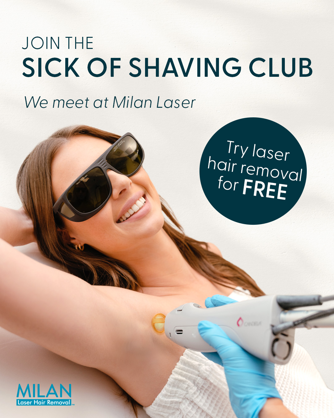Milan Laser Hair Removal Facebook ad