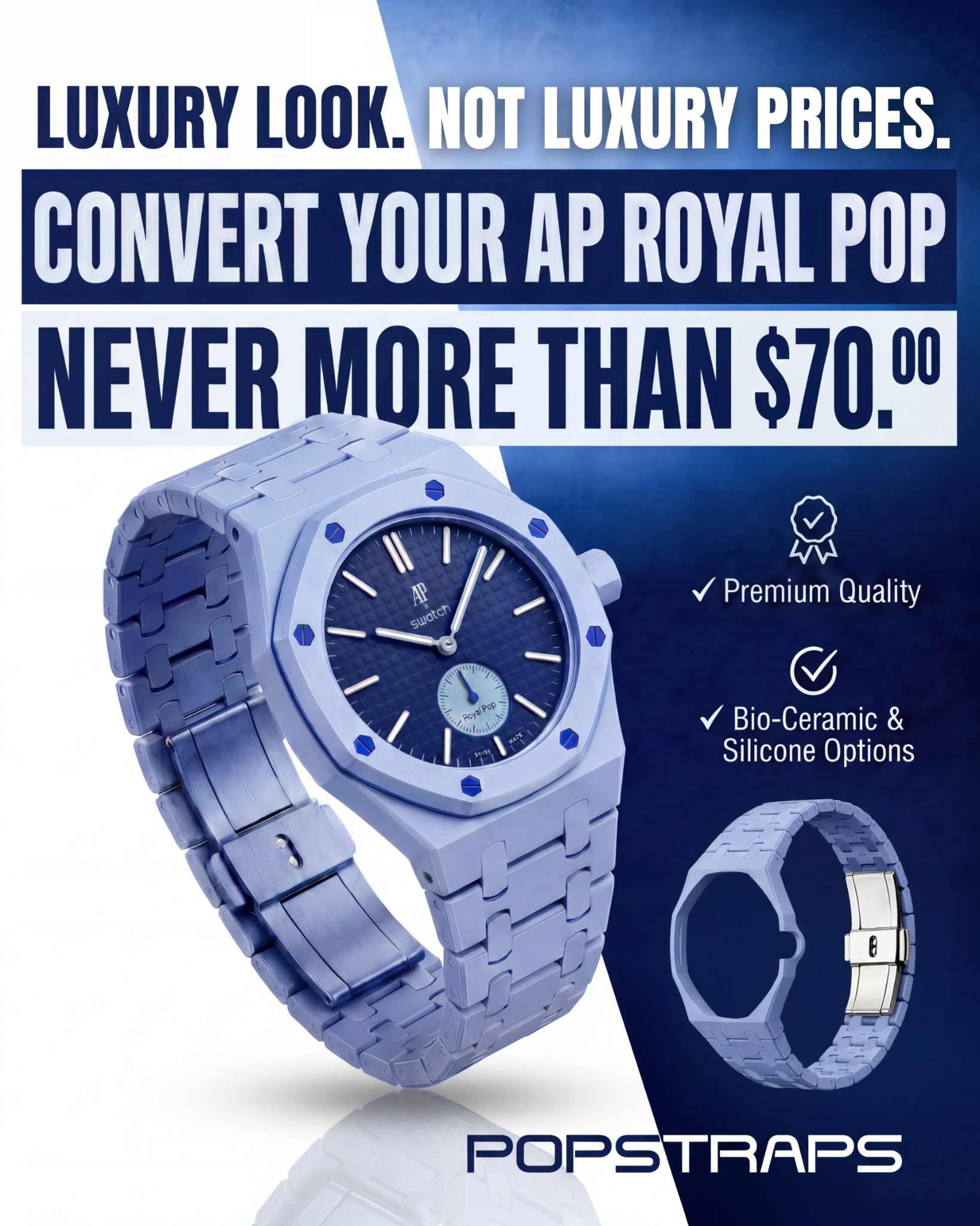 Popstraps Facebook ad