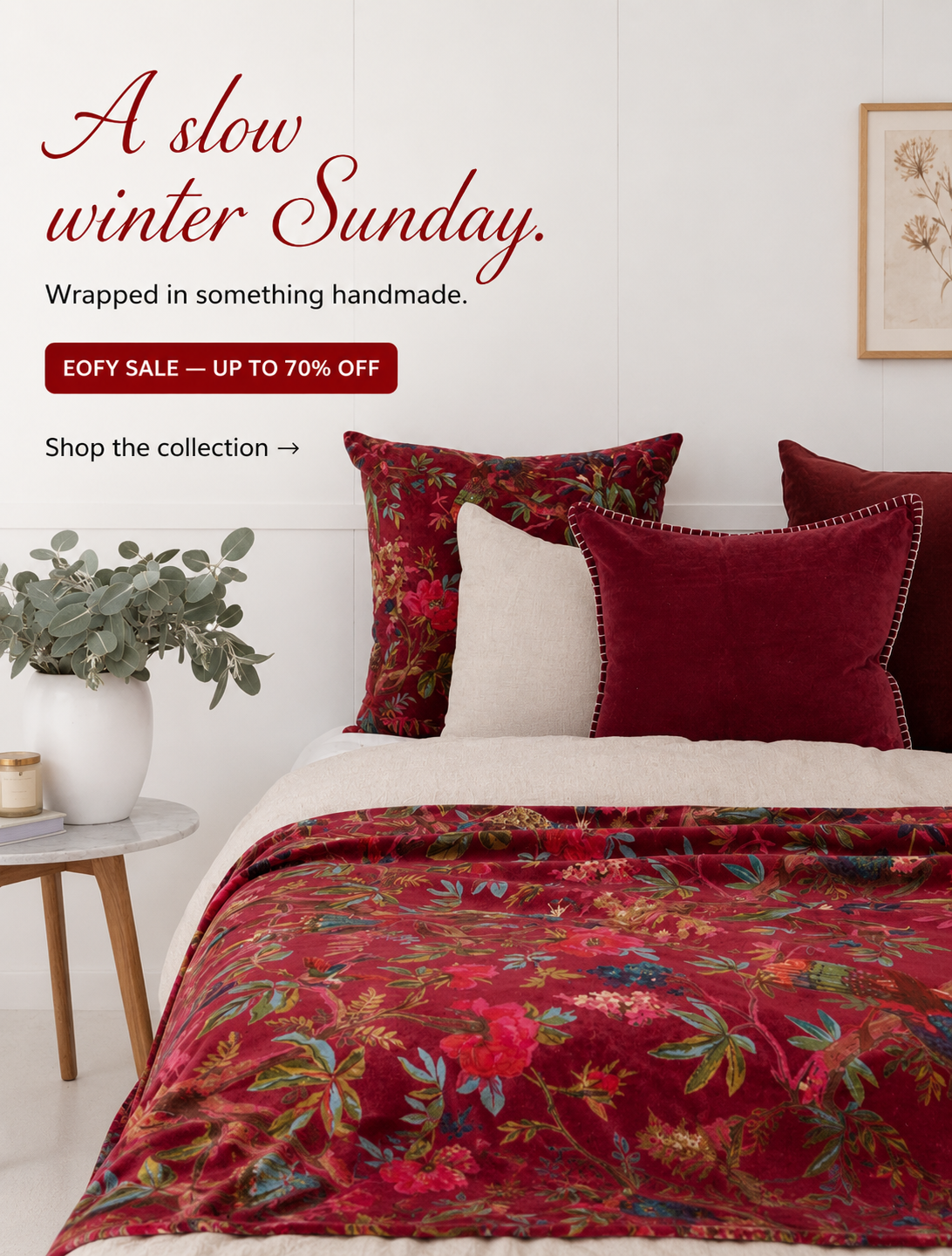 Linen Connections Facebook ad