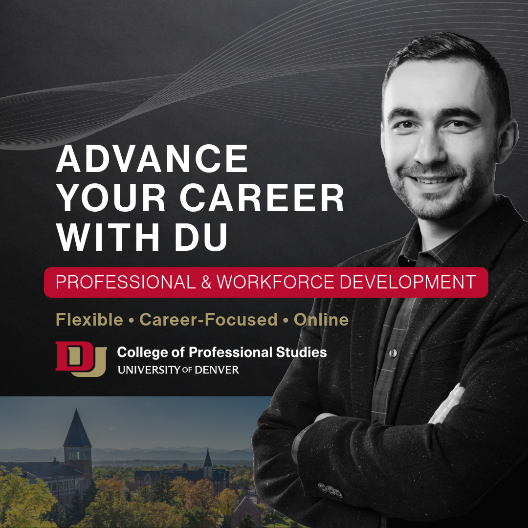 Professional and Workforce Development at the University of Denver Facebook ad