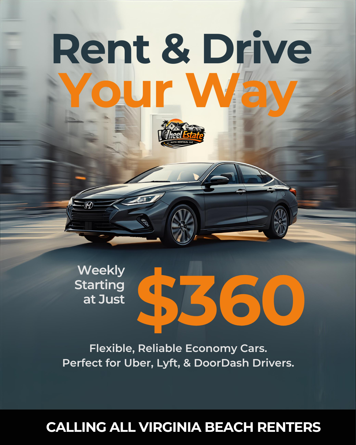 Wheel Estate Auto Rentals, LLC Facebook ad: Get a Car & Start Driving This Week