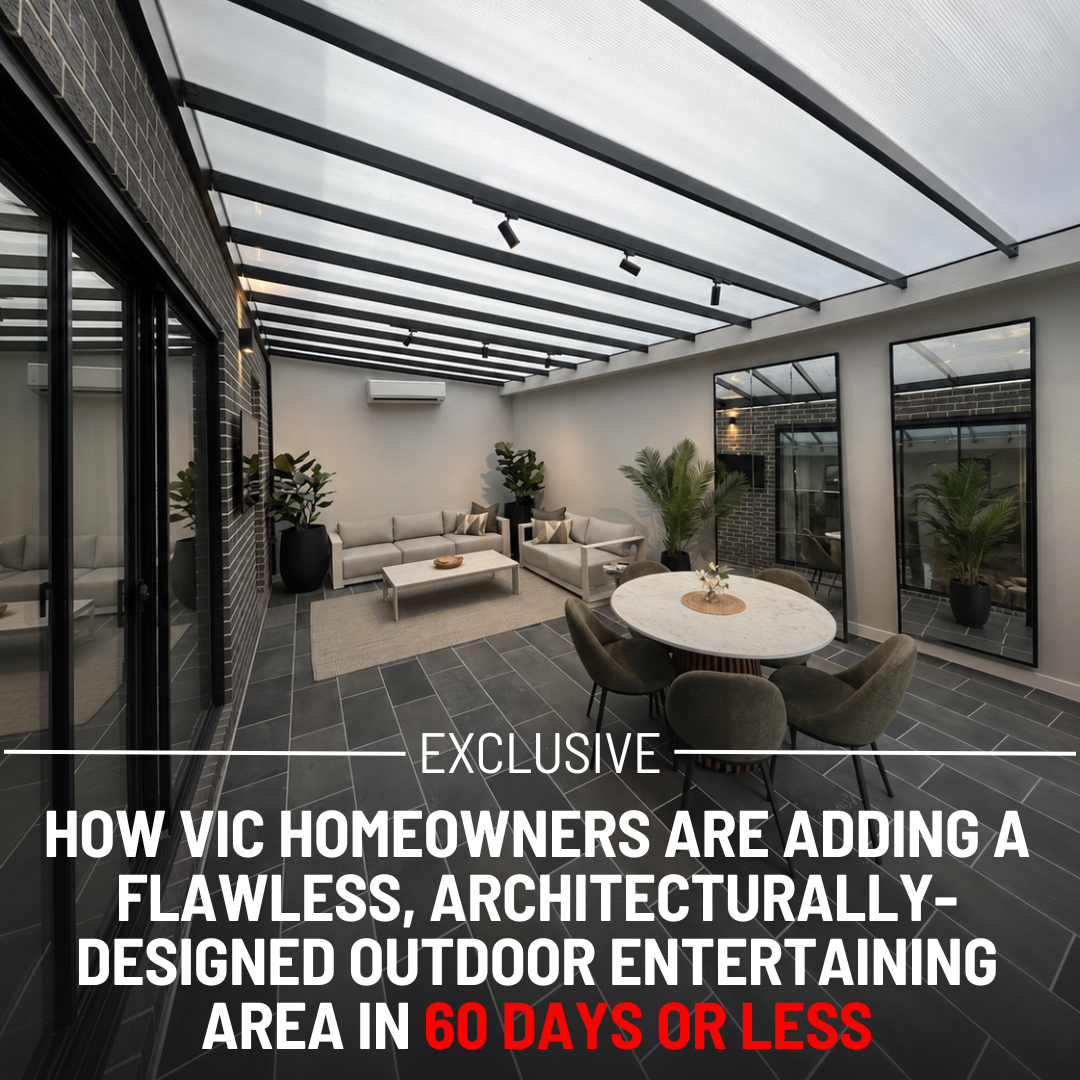 Outdoor InDesign Facebook ad: Upgrade Your Backyard In 60 Days Or Less