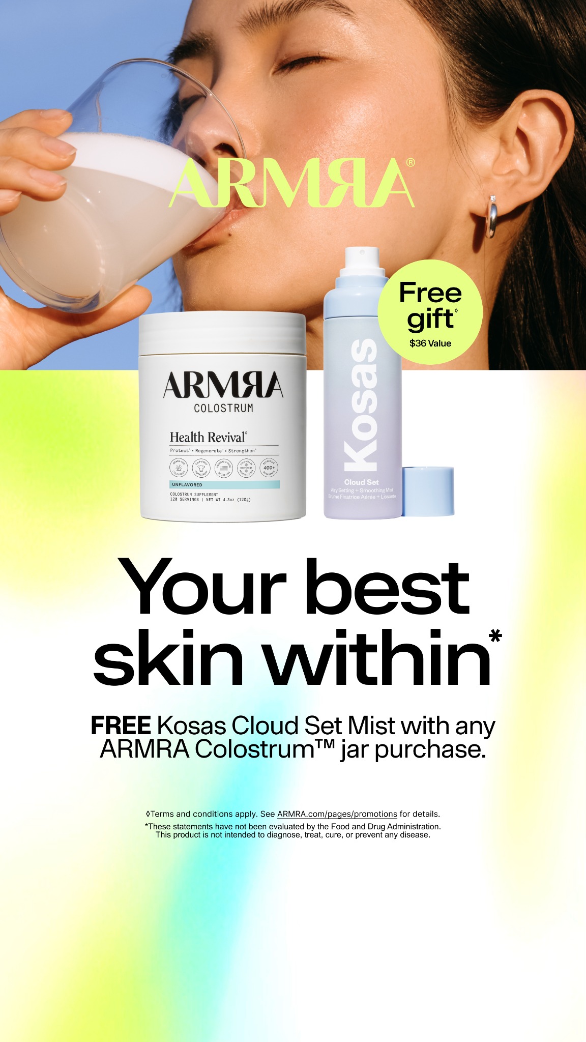 ARMRA Facebook ad