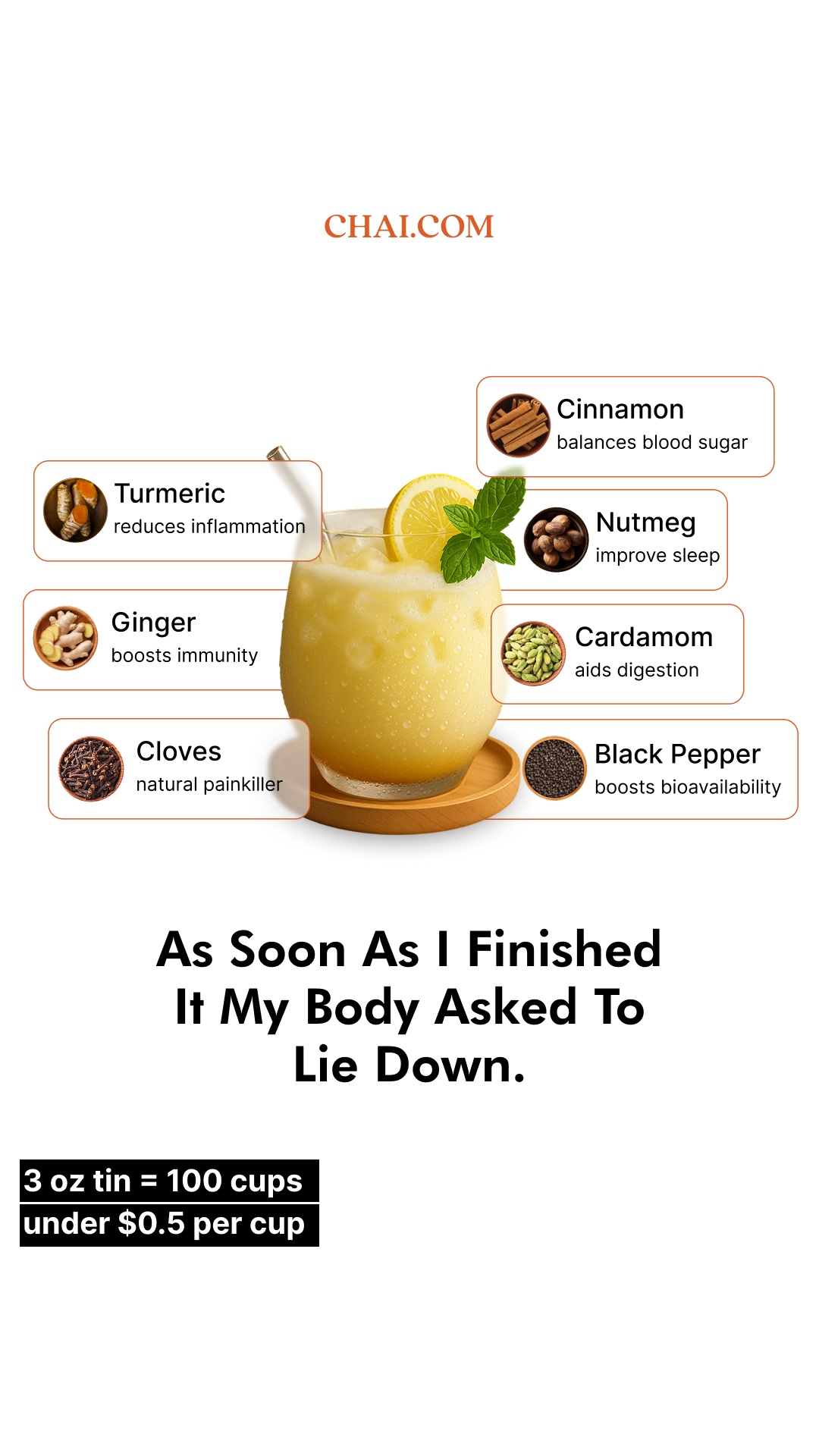 CHAI.COM Facebook ad