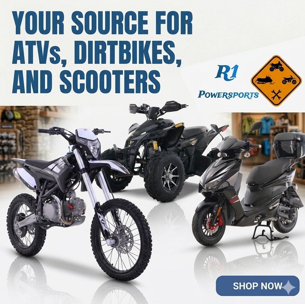 R1 Powersports Facebook ad: R1 Powersports | Affordable Family Fun NH