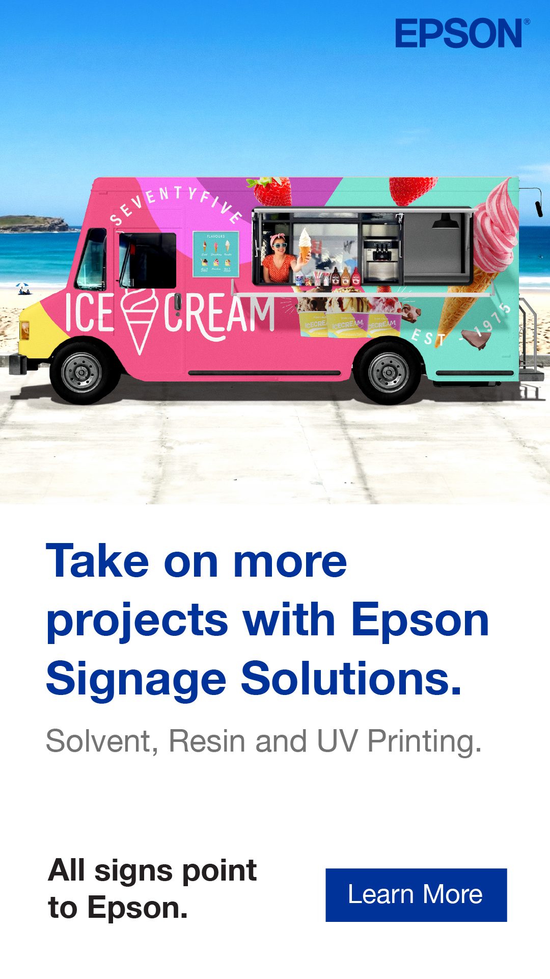 Epson Facebook ad