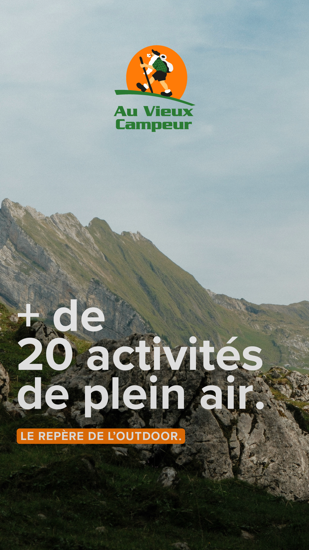 Au Vieux Campeur Facebook ad