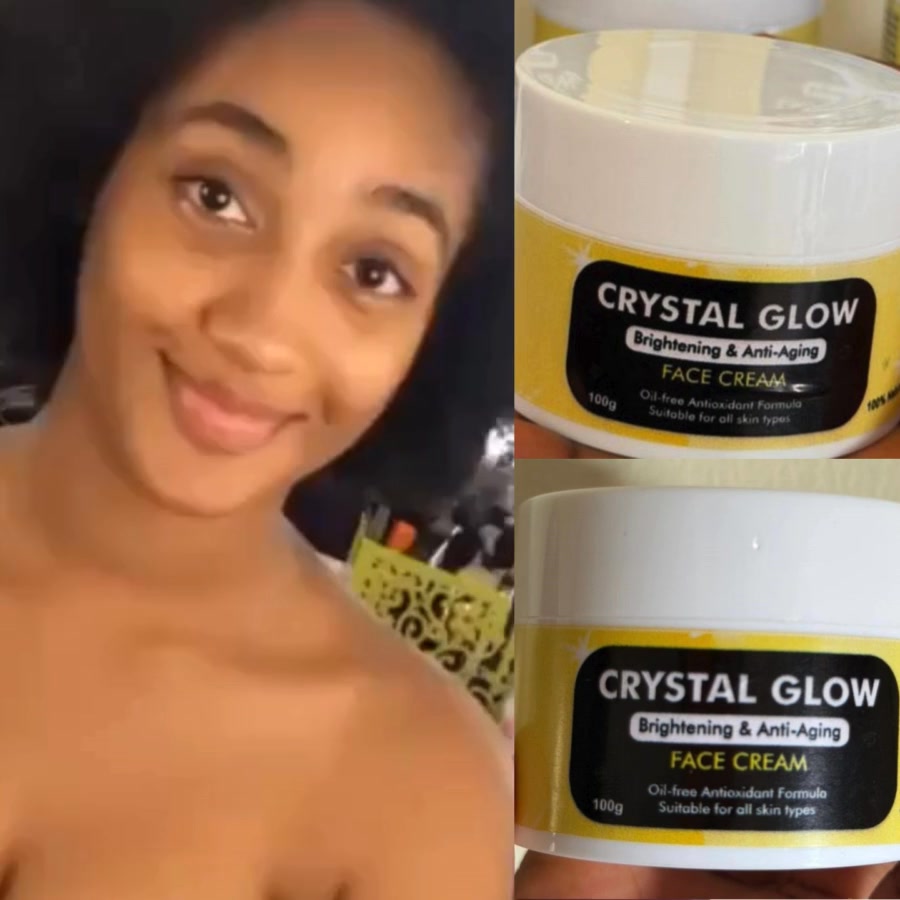 Crystal Glow Skincare Facebook ad: Kiss Sunburn Good BYE