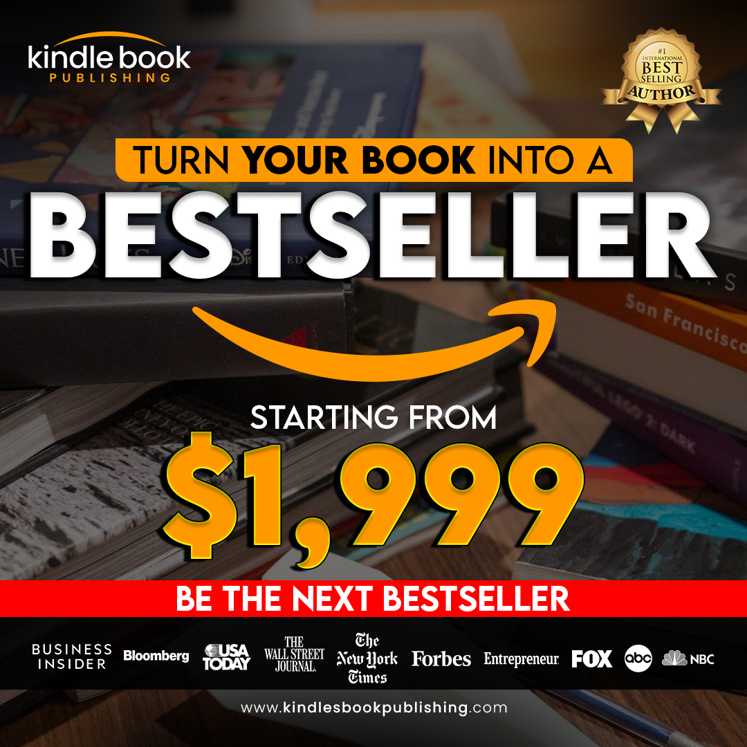 Kindle Book Publishing Facebook ad: Don’t Just Publish, Make Headlines.