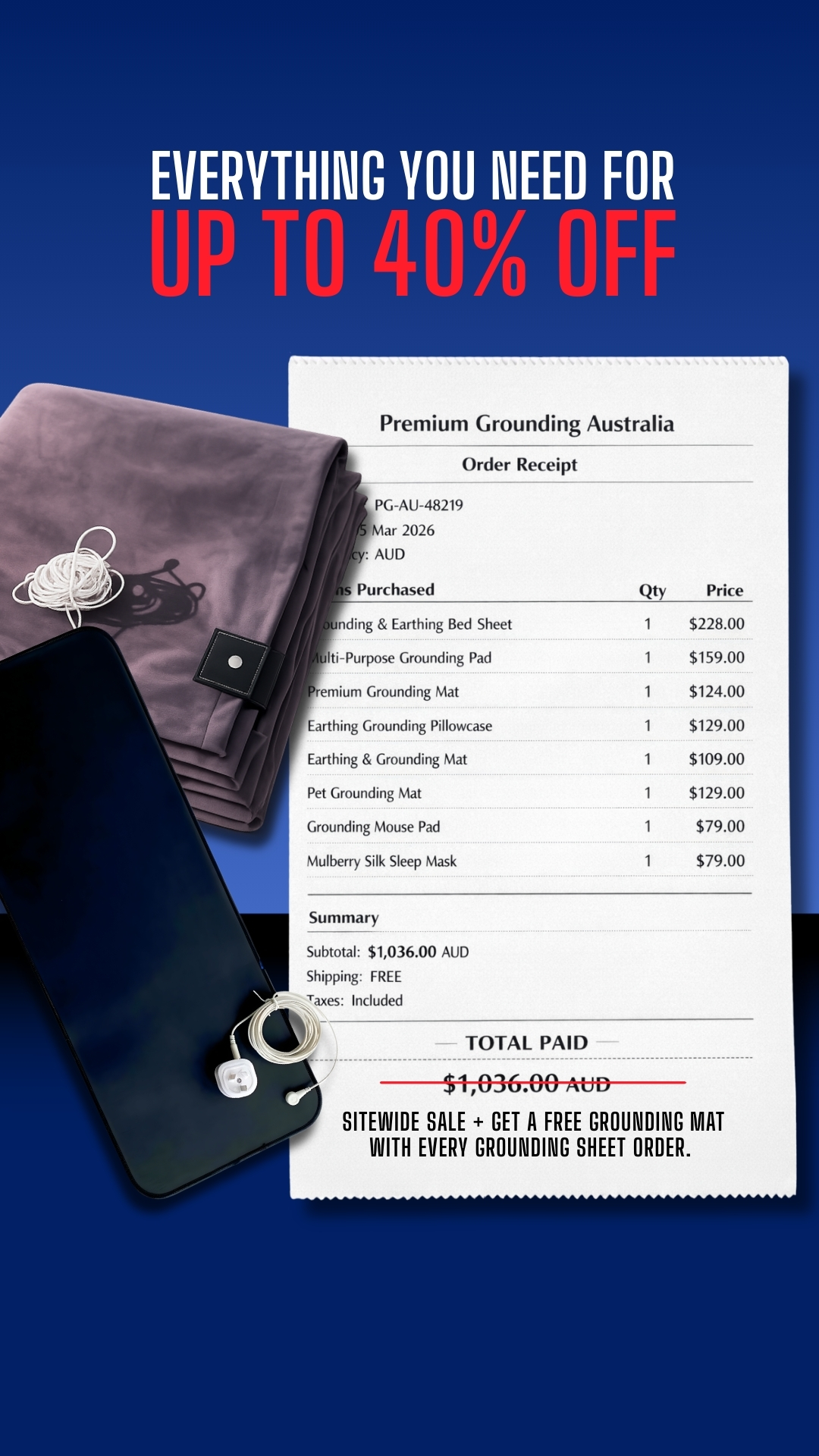 Premium Grounding  Facebook ad