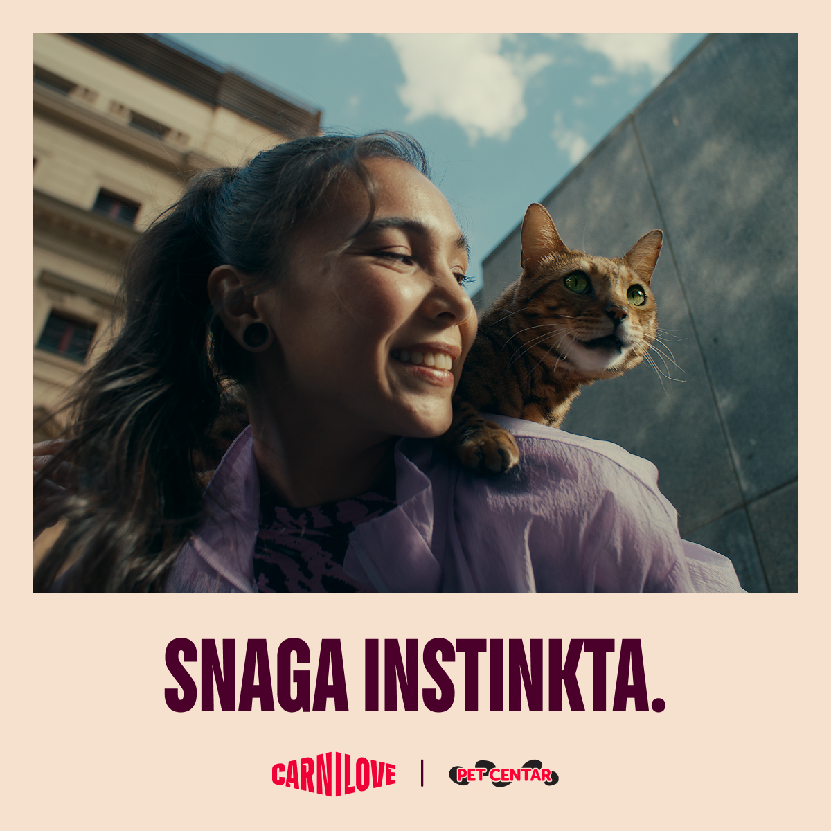 CARNILOVE RS Facebook ad: Instinkt se nikada ne usporava.
