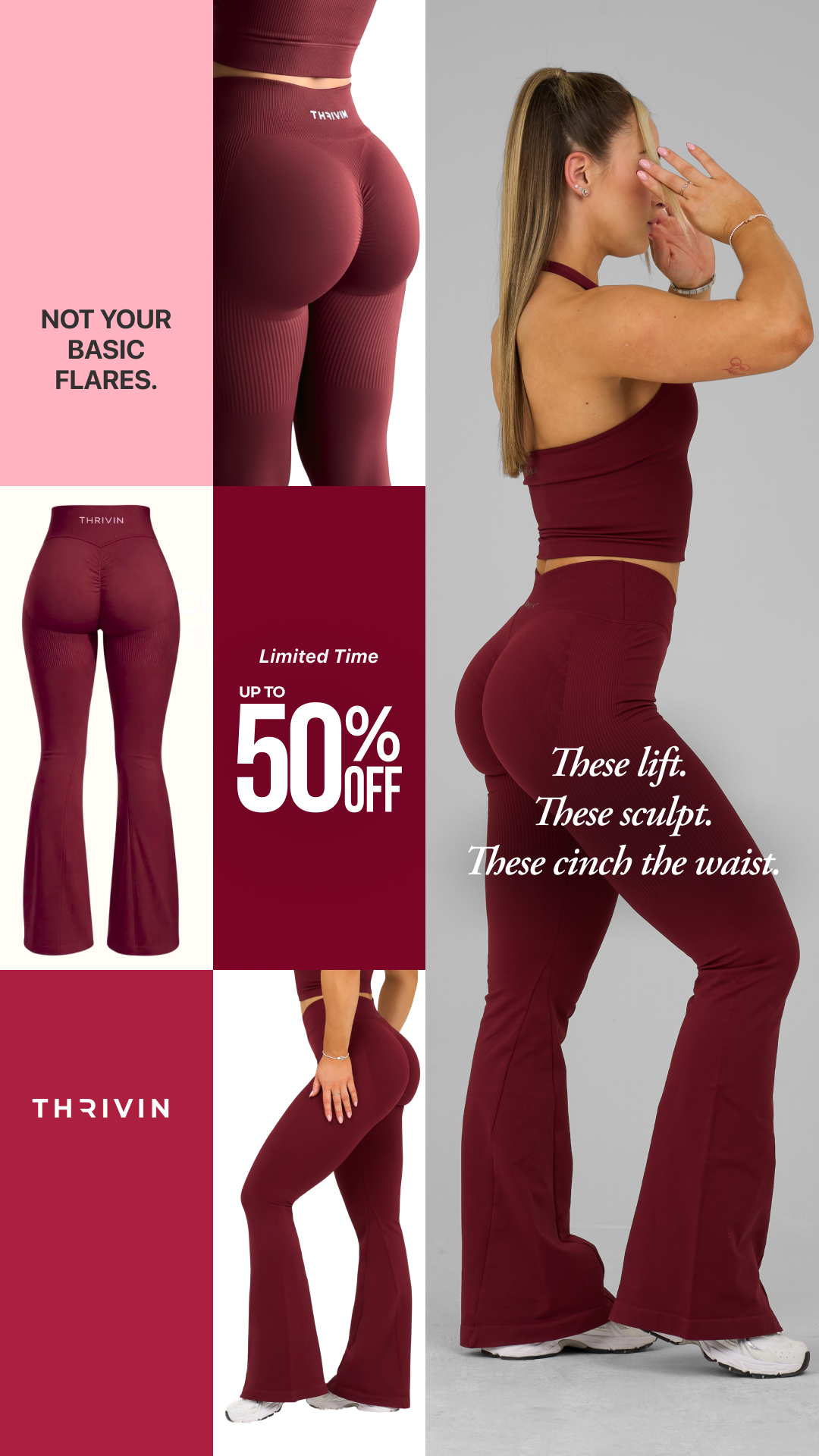 Thrivingymwear Facebook ad