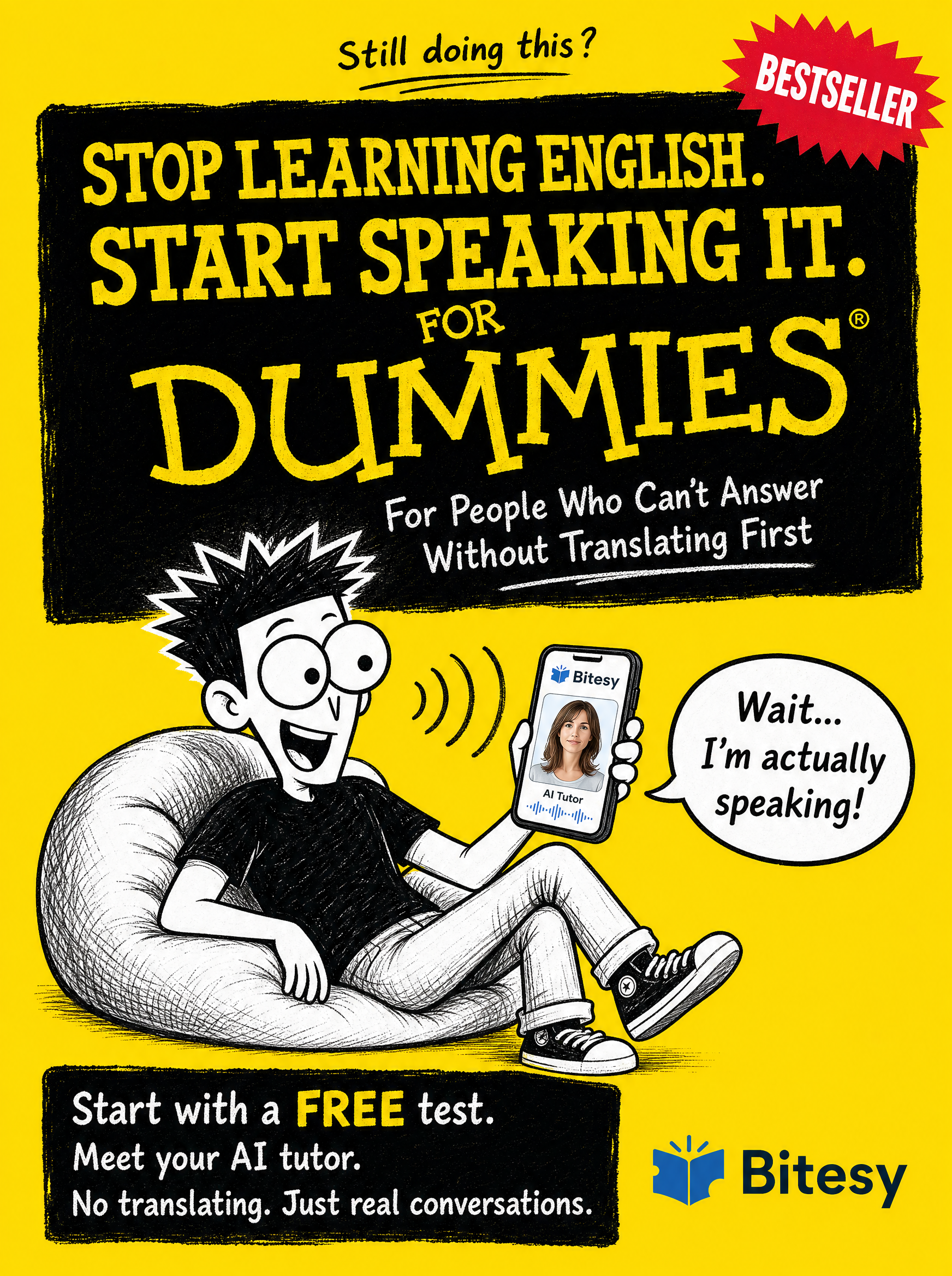 Bitesy - Speak with Confidence Facebook ad