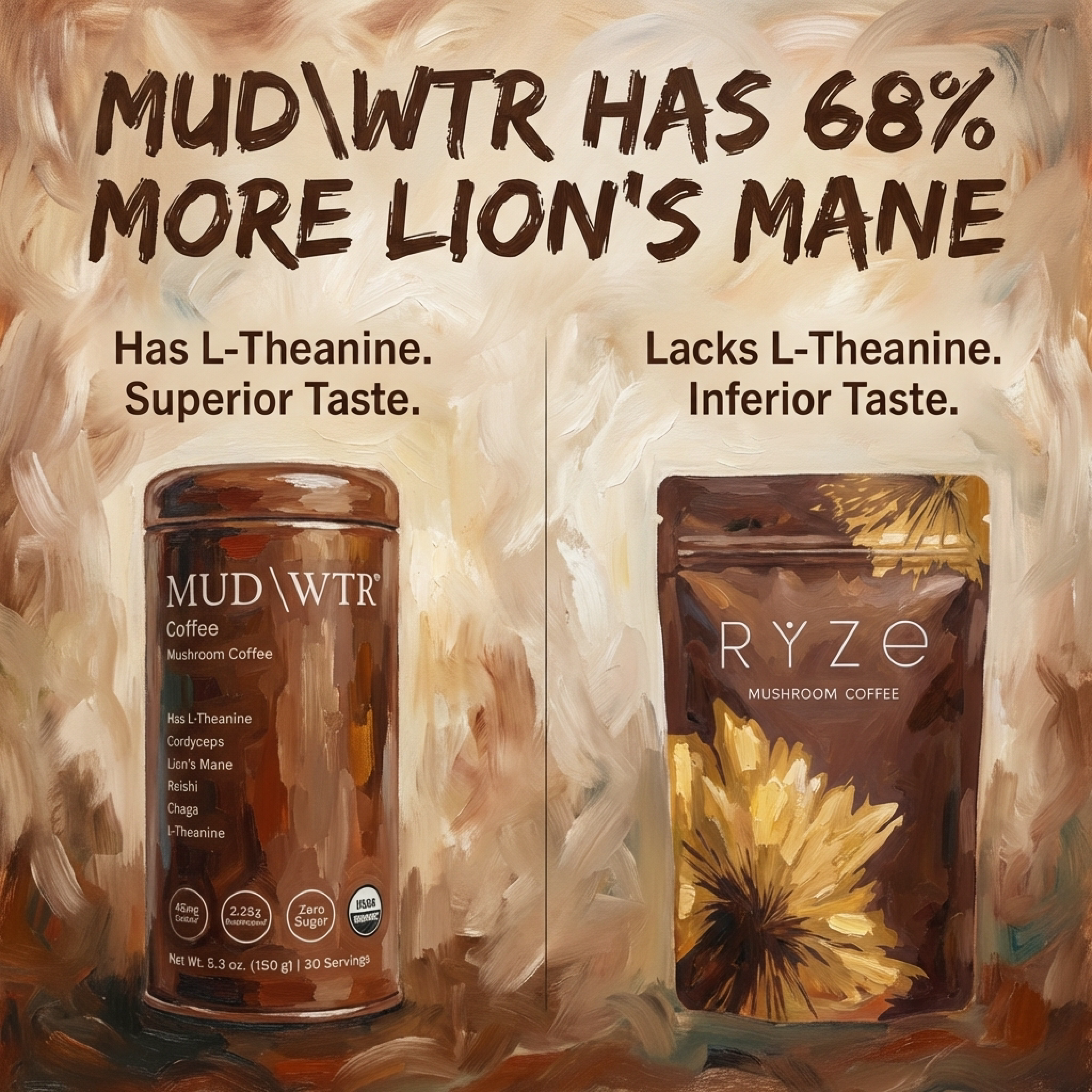 MUD\WTR Facebook ad