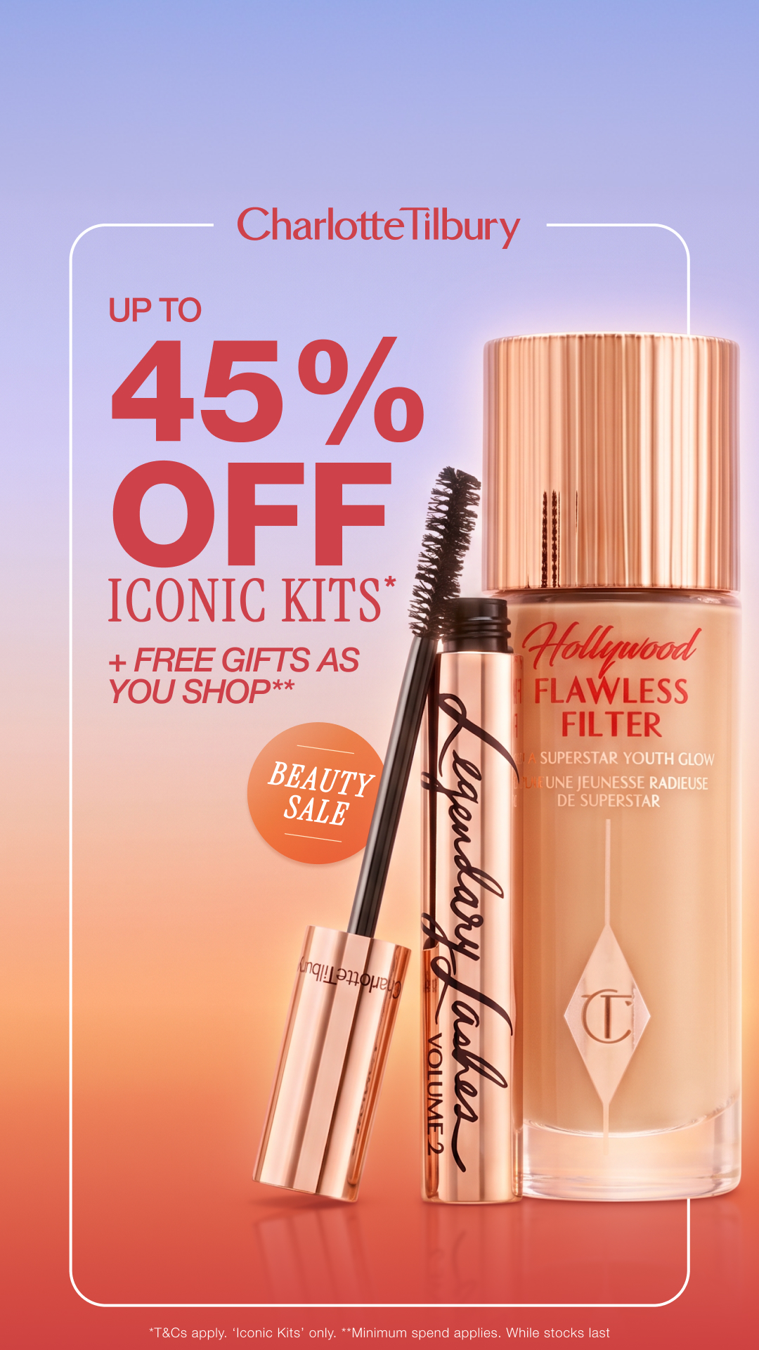 Charlotte Tilbury Facebook ad