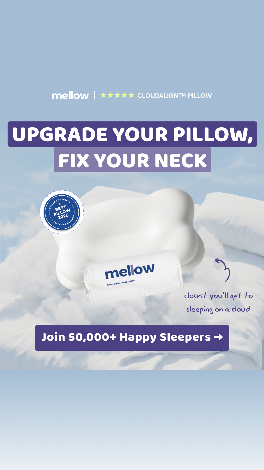 Mellow Sleep Facebook ad