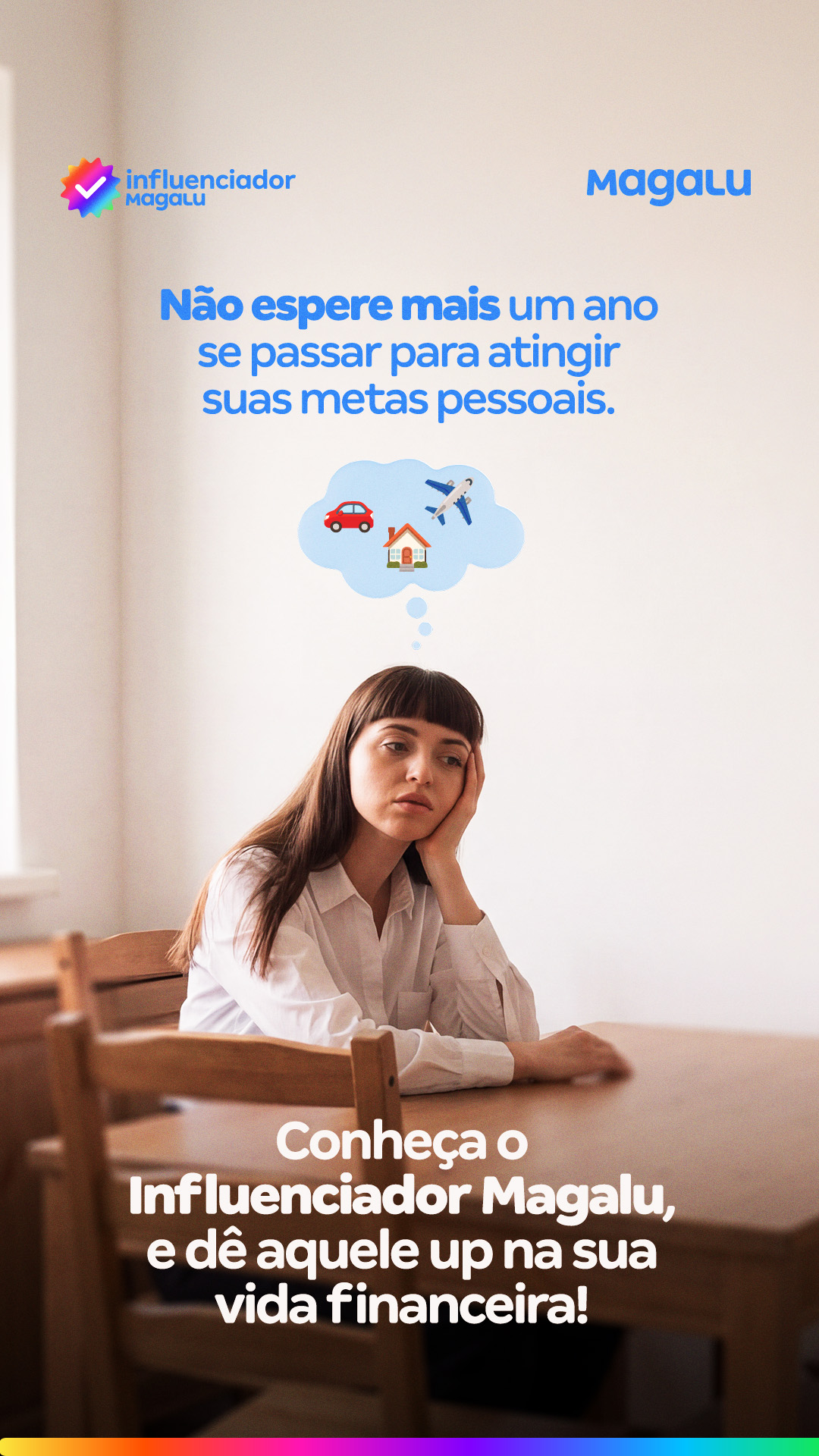Influenciador Magalu Facebook ad from Jan 12, 2026
