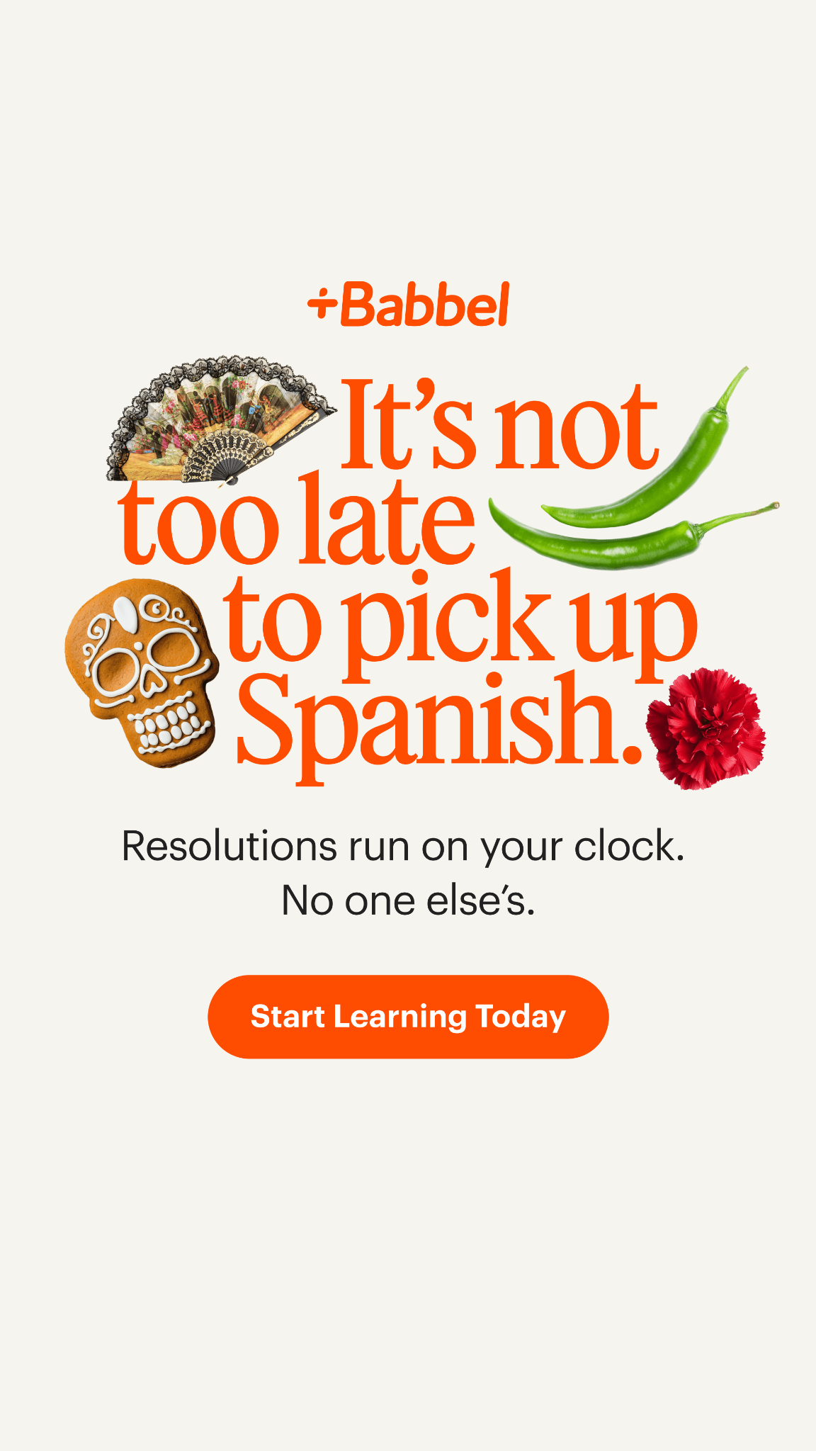 Babbel Facebook ad