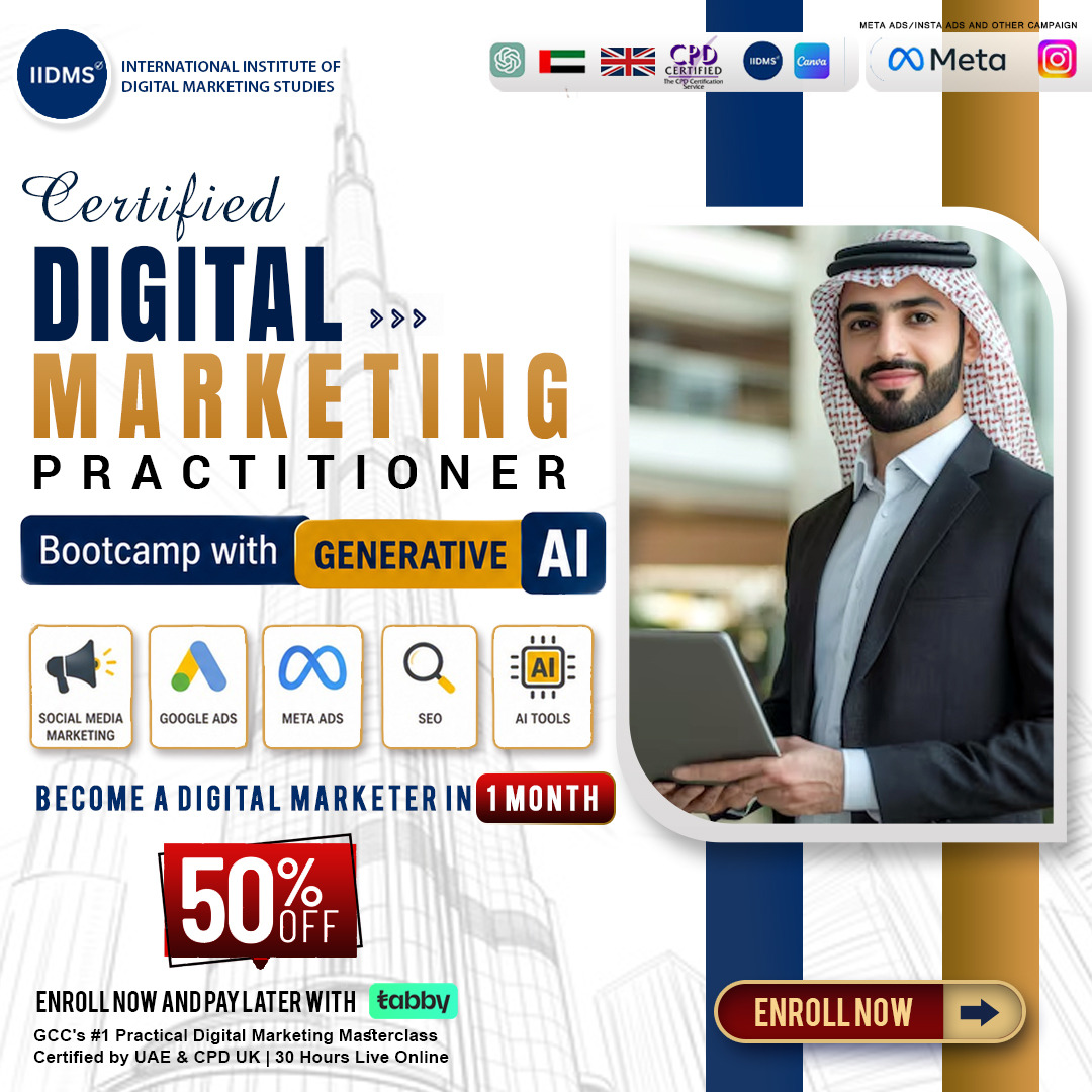IIDMS - International Institute of Digital Marketing Studies Facebook ad