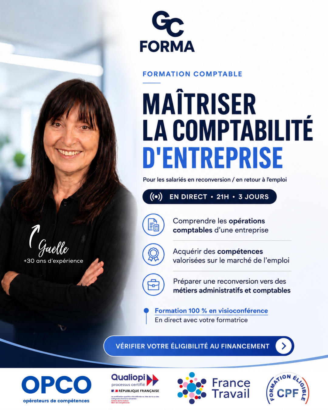 GC FORMA Facebook ad: Formez-vous à la comptabilité d'une TPE